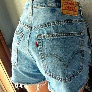 Levi’s high rise vintage Levi Jean Shorts